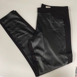 J.Crew faux leather leggings